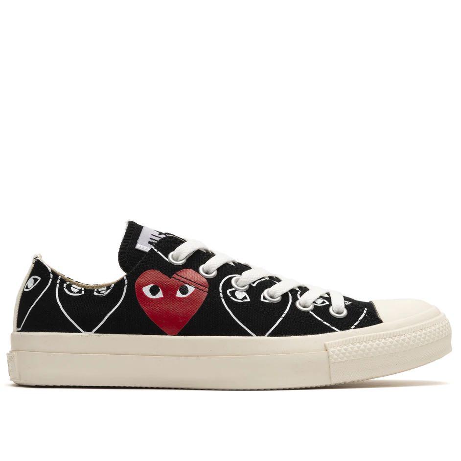 Cdg converse all black clearance