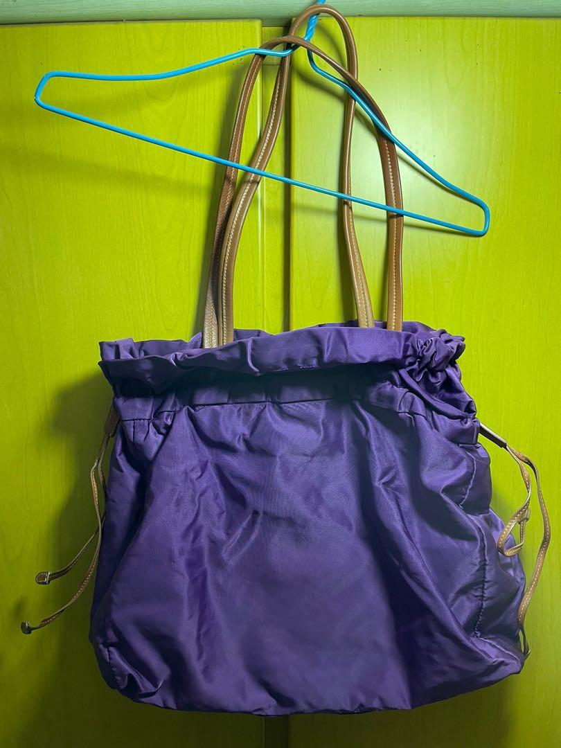 Prada Nylon Jacquard Anemone Tote Bag, 女裝, 手袋及銀包, 單肩包