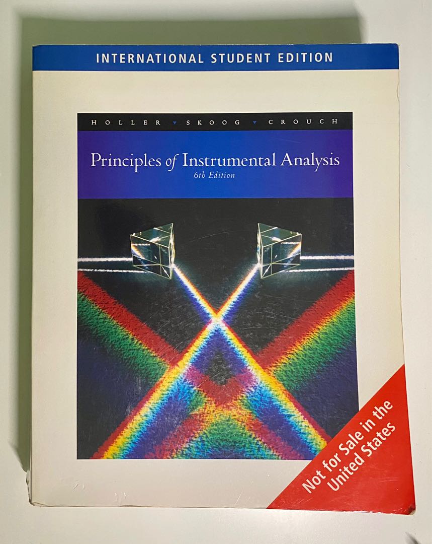 Principles of Instrumental Analysis by Holler, Skoog, Crouch (6th