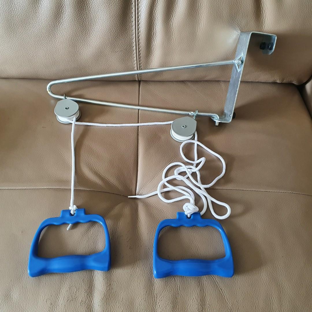 Pulley exercise for frozen shoulder, Health & Nutrition, Assistive