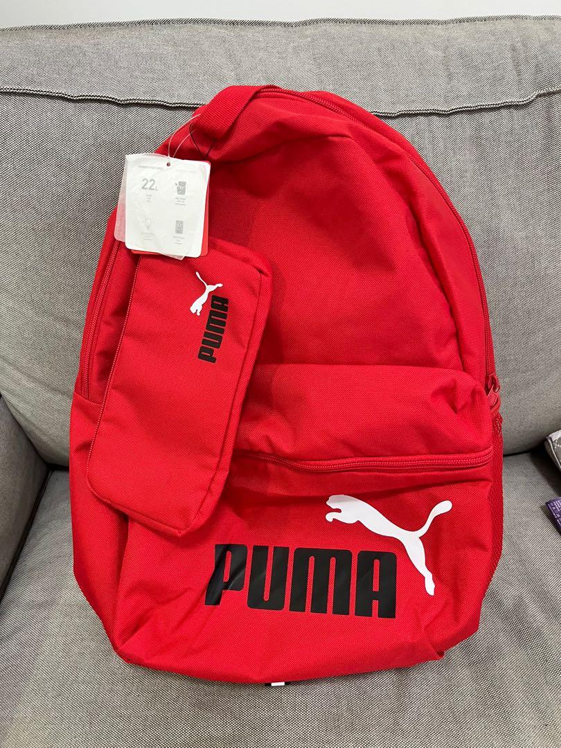 puma red backpack