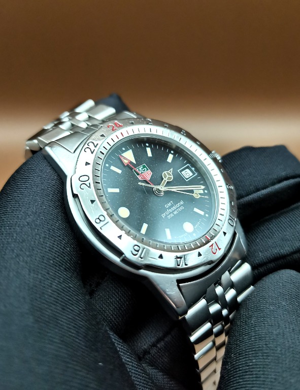 Rare authentic vintage Tag Heuer 1500 series GMT Professional 200m