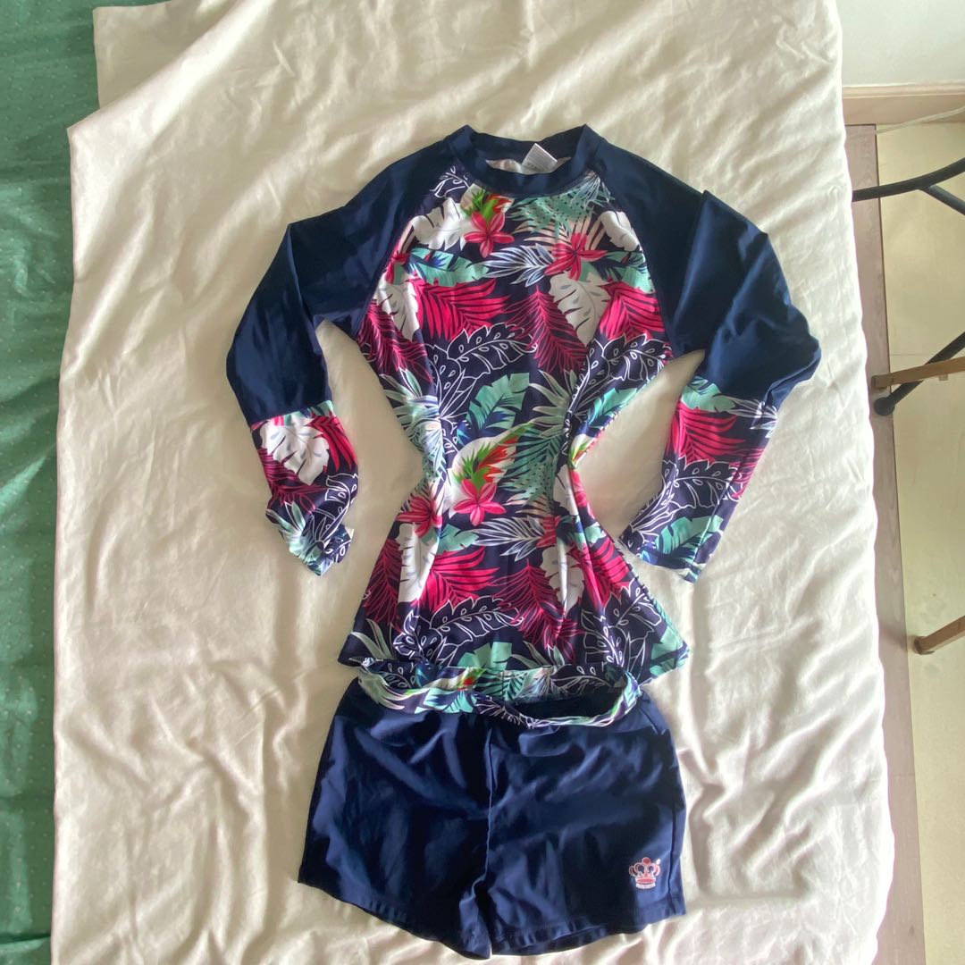 Rash Guard (top and bottom), Women's Fashion, Swimwear, Rash guard on