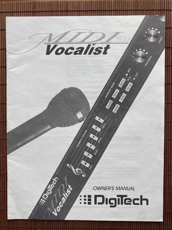 Recording Studio: Digitech MV5 MIDI Vocal Harmony Processor (Category: Other Audio Equipment) located in Mandaluyong City. Submitted by studioequip (Listing ID 1158625814, Image 2). Description: REDUCED FROM PHP8,000 FOR QUICK SALE Recording Studio: Digitech MV5 MIDI Vocal Harmony Processor Digitech MV5 MIDI Vocal Harmony Processor – “MIDI Vocalist”. This unit is designed to produce vocal harmonies that sound as natural and true to the original v