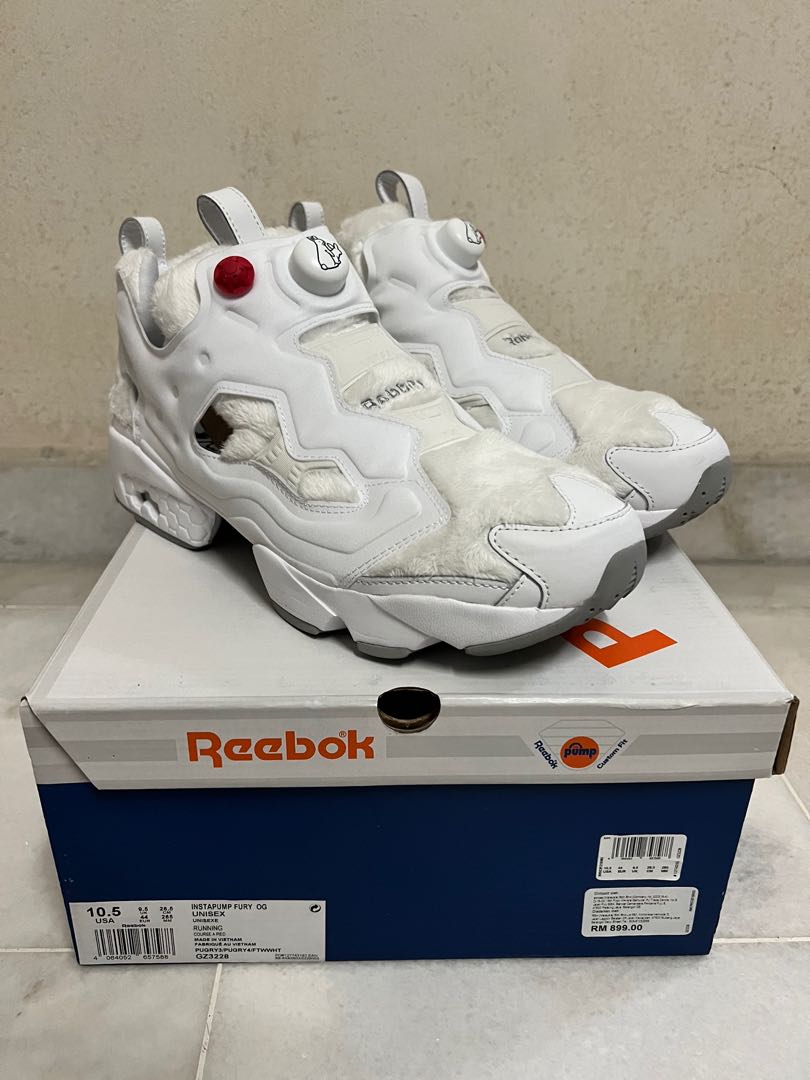 Reebok insta pump fury x atmos store