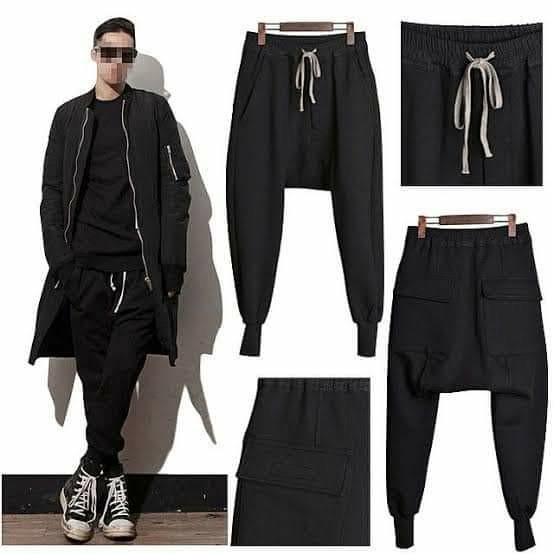 Rick owens outlet drop crotch joggers