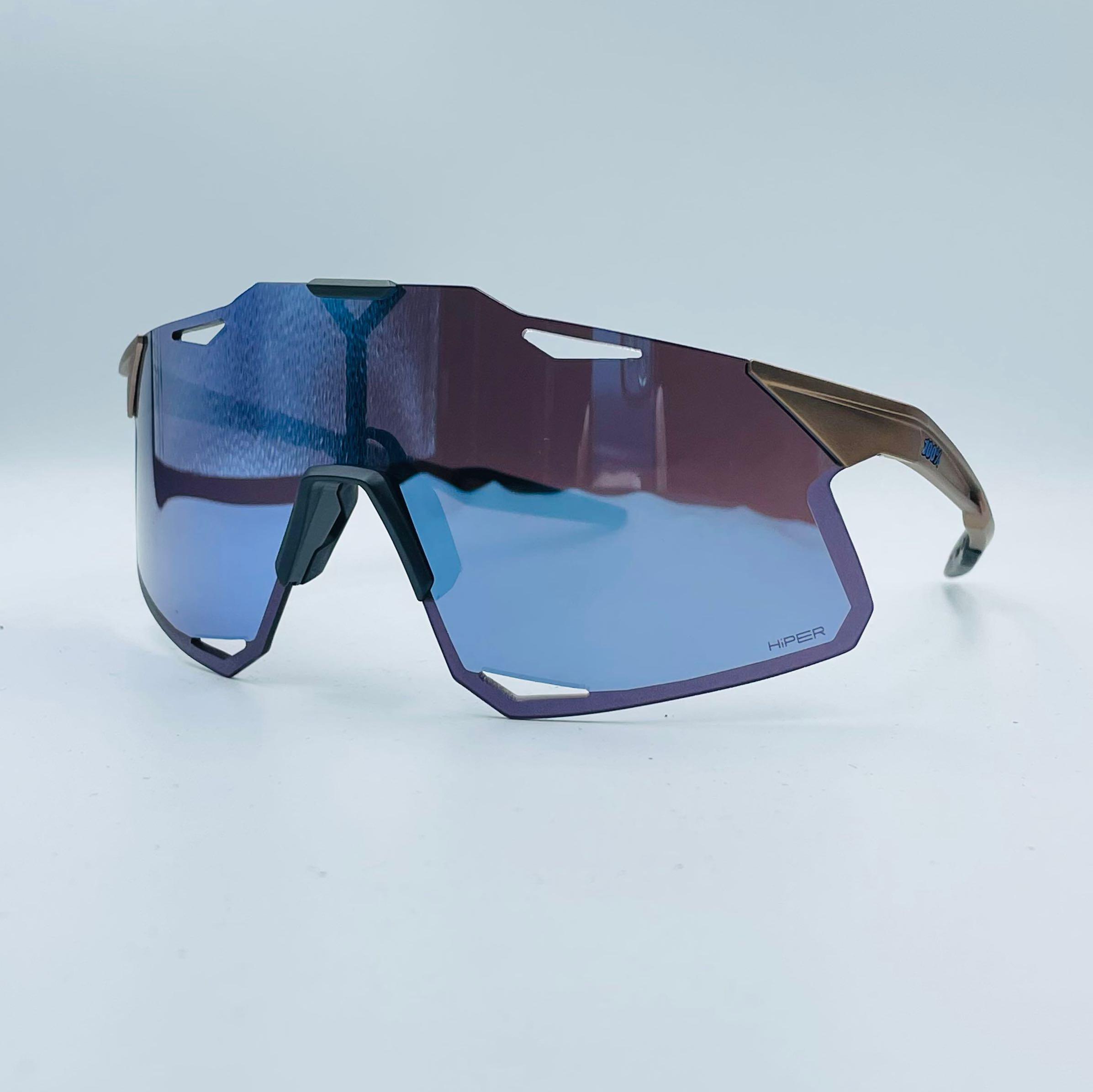 Ride 100% Hypercraft Matte Copper Chromium - HiPER Blue + Clear lens