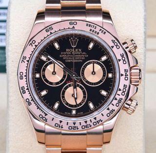 Rolex Daytona Rose Gold, Luxury, Watches on Carousell