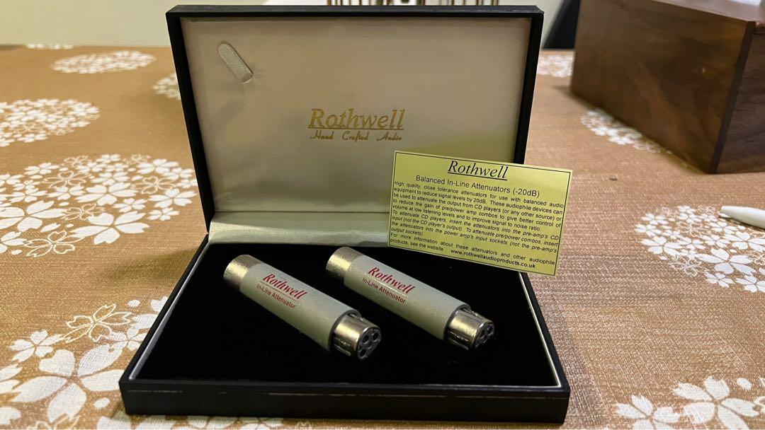 Rothwell RCA In-Line Attenuators Pair 15dB
