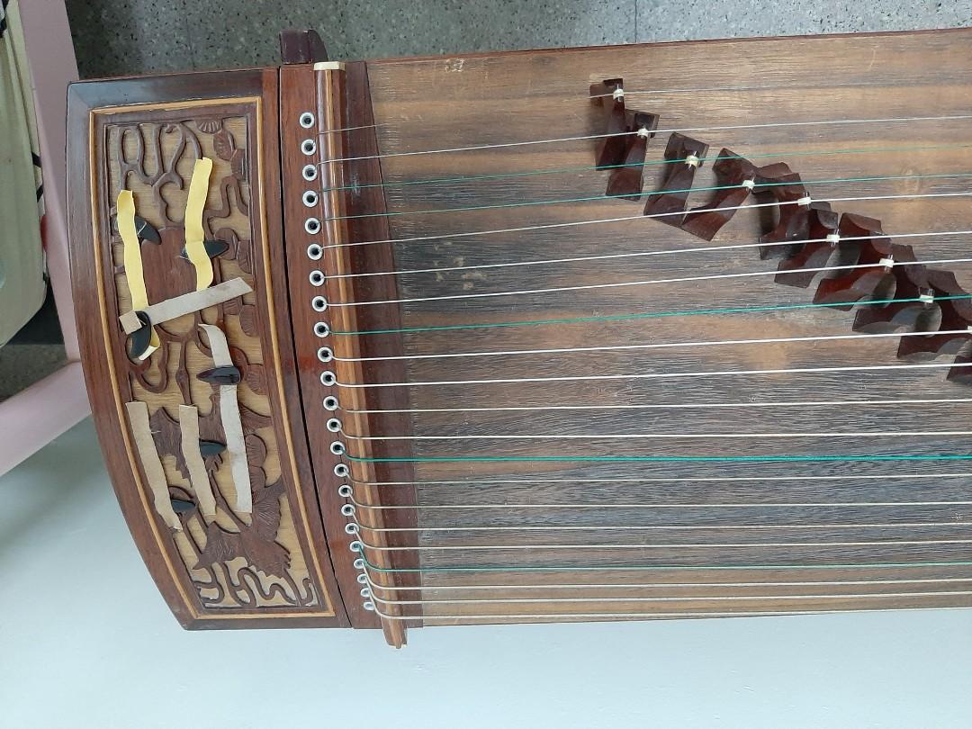 Second Hand Guzheng, Hobbies & Toys, Music & Media, Musical Instruments