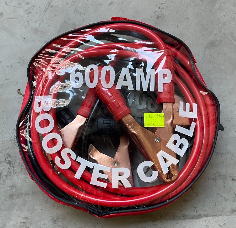 Set of 600 Amp Booster Cables (Jump Start Cables), Car Accessories