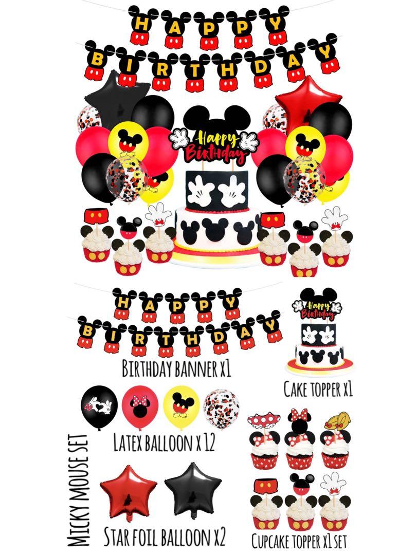 Mickey And Minnie Mouse Birthday Party Decorations | Shelly Lighting