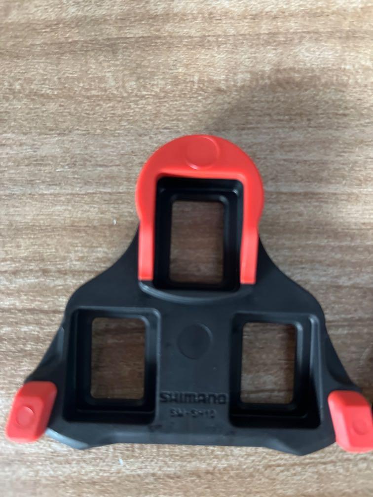 Red store shimano cleats