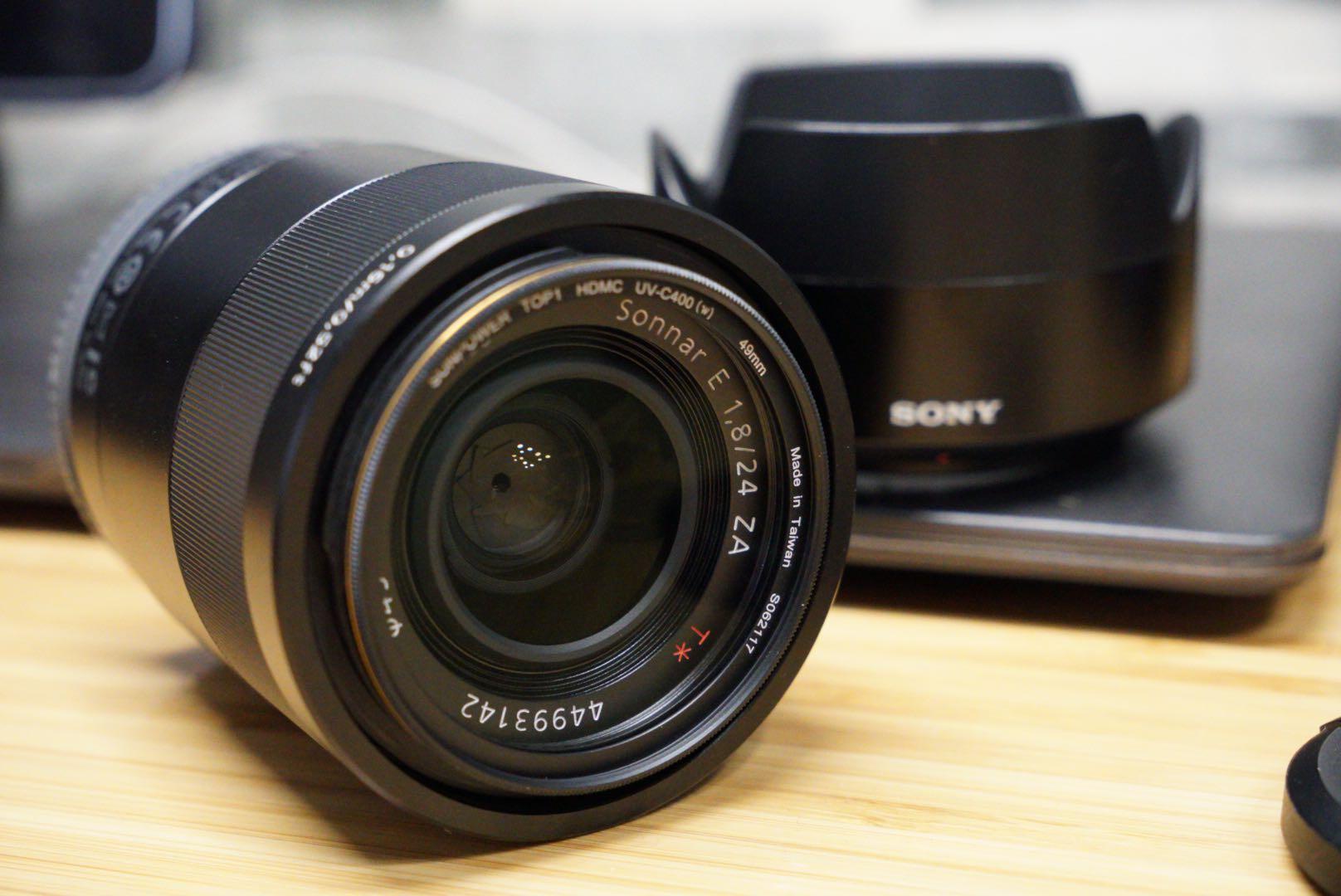 Sony Sonnar T* E 24mm F1.8 ZA SEL24F1.8Z 蔡司鏡, 攝影器材, 鏡頭及