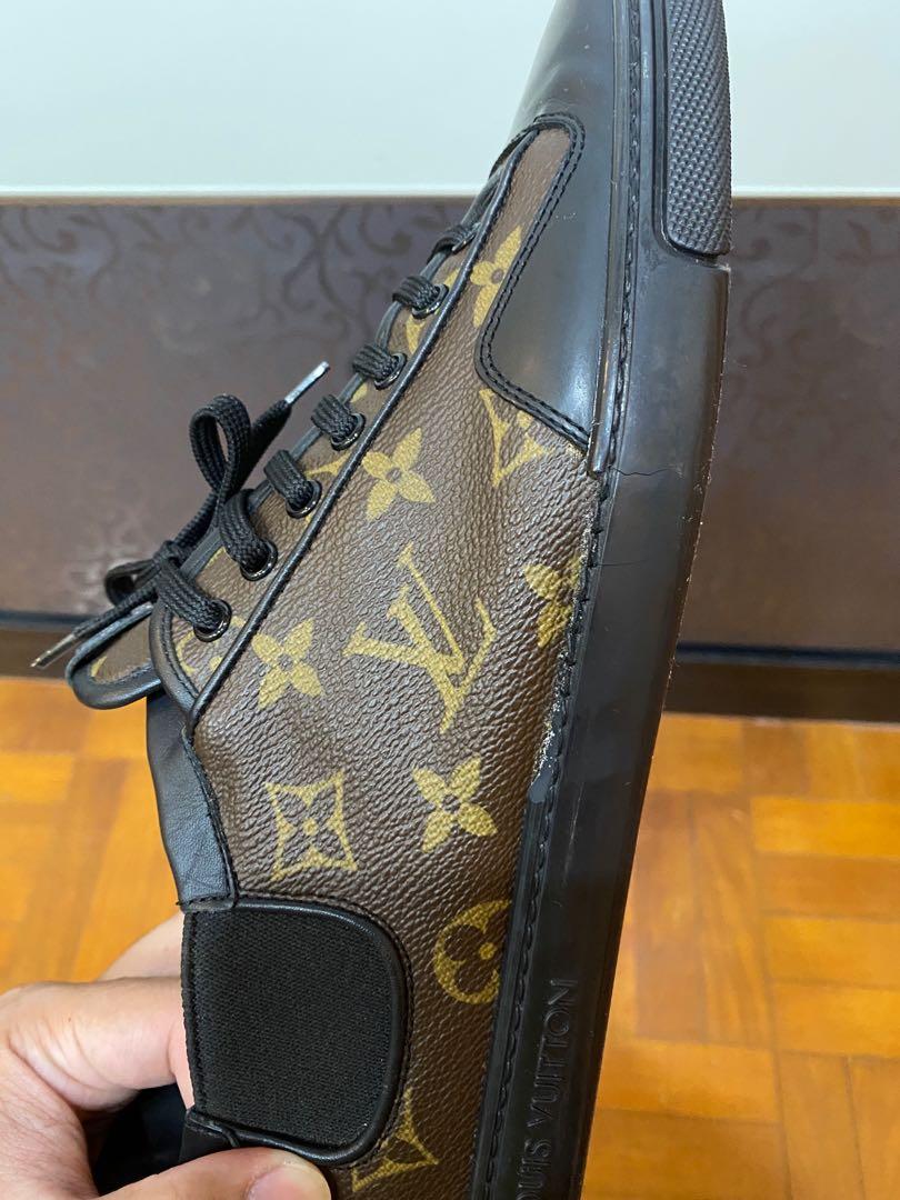 ✓ Louis Vuitton Slalom camouflage sneaker suede 7 LV or 8 US 41