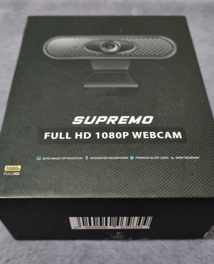 Supremo Full HD 1080p webcam, Computers & Tech, Parts & Accessories