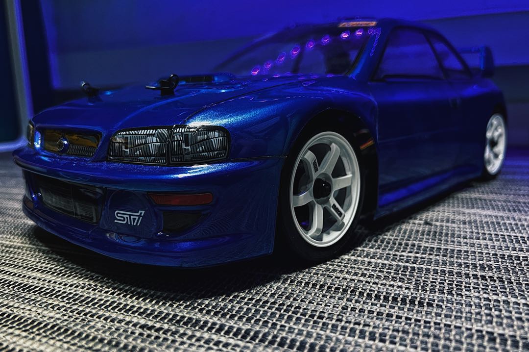 Tamiya bodyshell 1/10 Subaru Wrx Gc8 Yokomo Kyosho traxxas arrma Losi ...