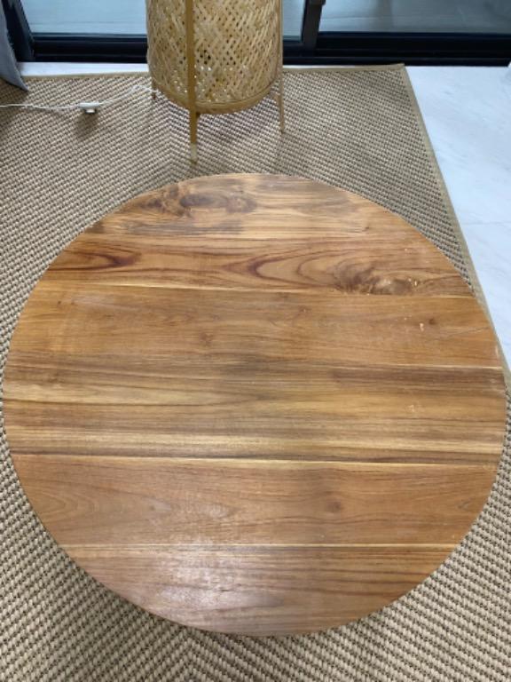 Teak coffee table Island Living, Furniture & Home Living, Furniture