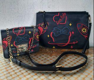 Teenie weenie bundle (sling and wrist bag)