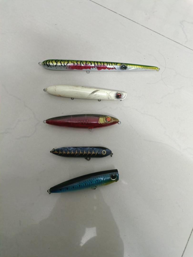 Topwater fishing lure pack, IMA, zerek, heddon, Sports Equipment