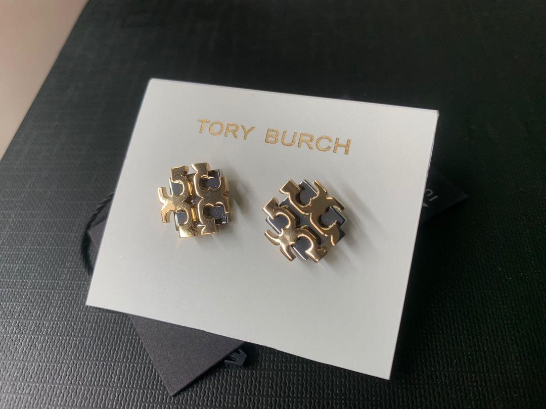 Tory Burch Large T Logo Stud Earrings, Women's Fashion, Jewelry &  Organisers, Earrings on Carousell
