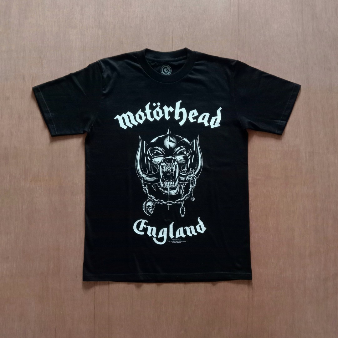T-Shirt Motorhead Bootleg Black, Fesyen 