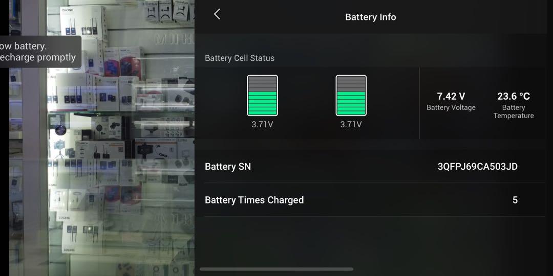 Mavic pro battery cycles on sale