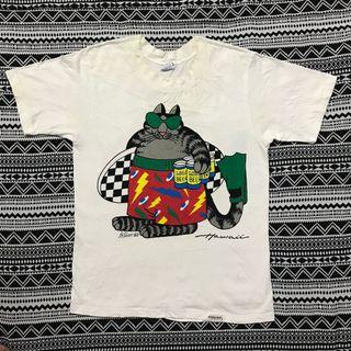 Vintage Kucing Gemok LoLo Mirror Print