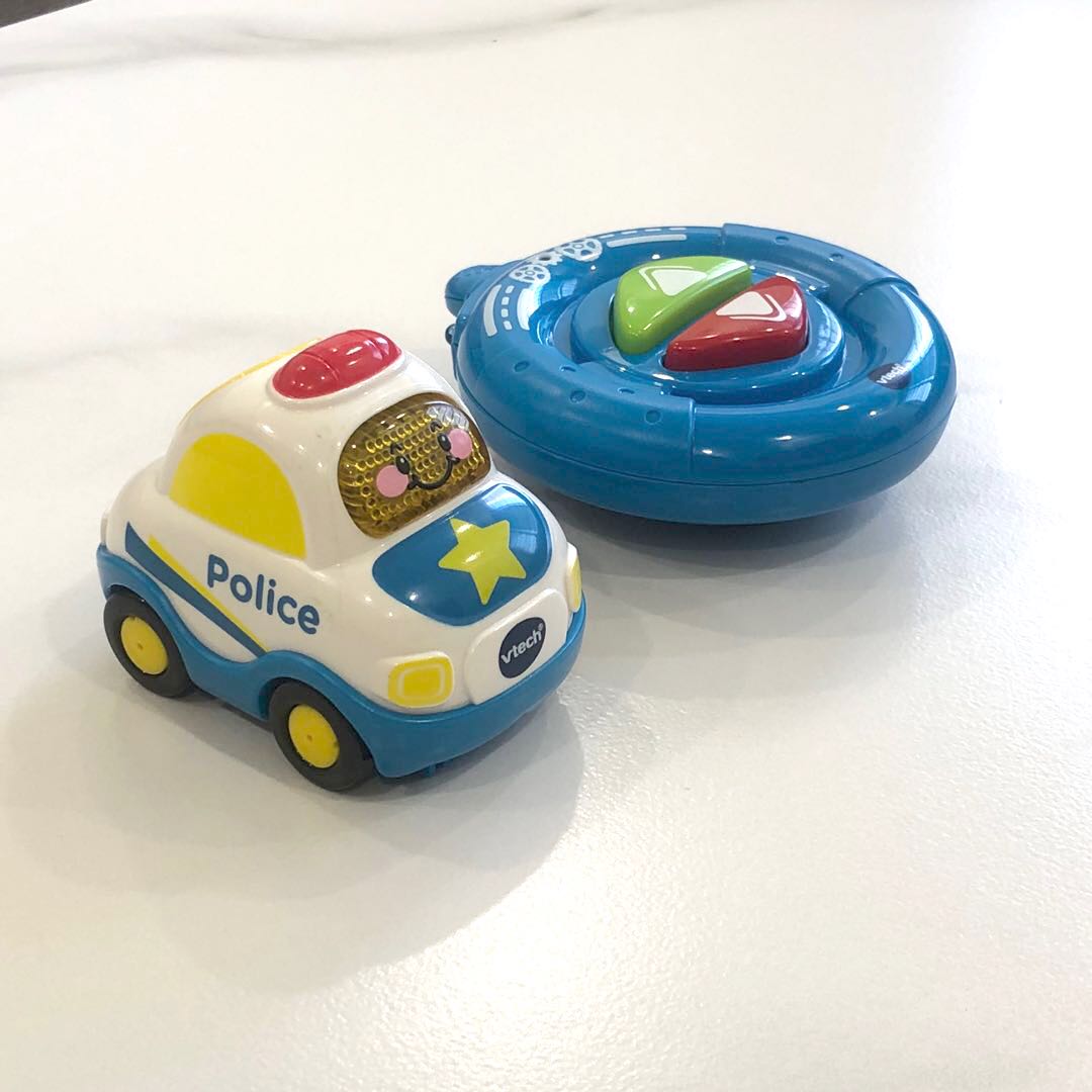 VTech Go Go Smart Wheels Speedway RC SmartPoint Racer Police Car