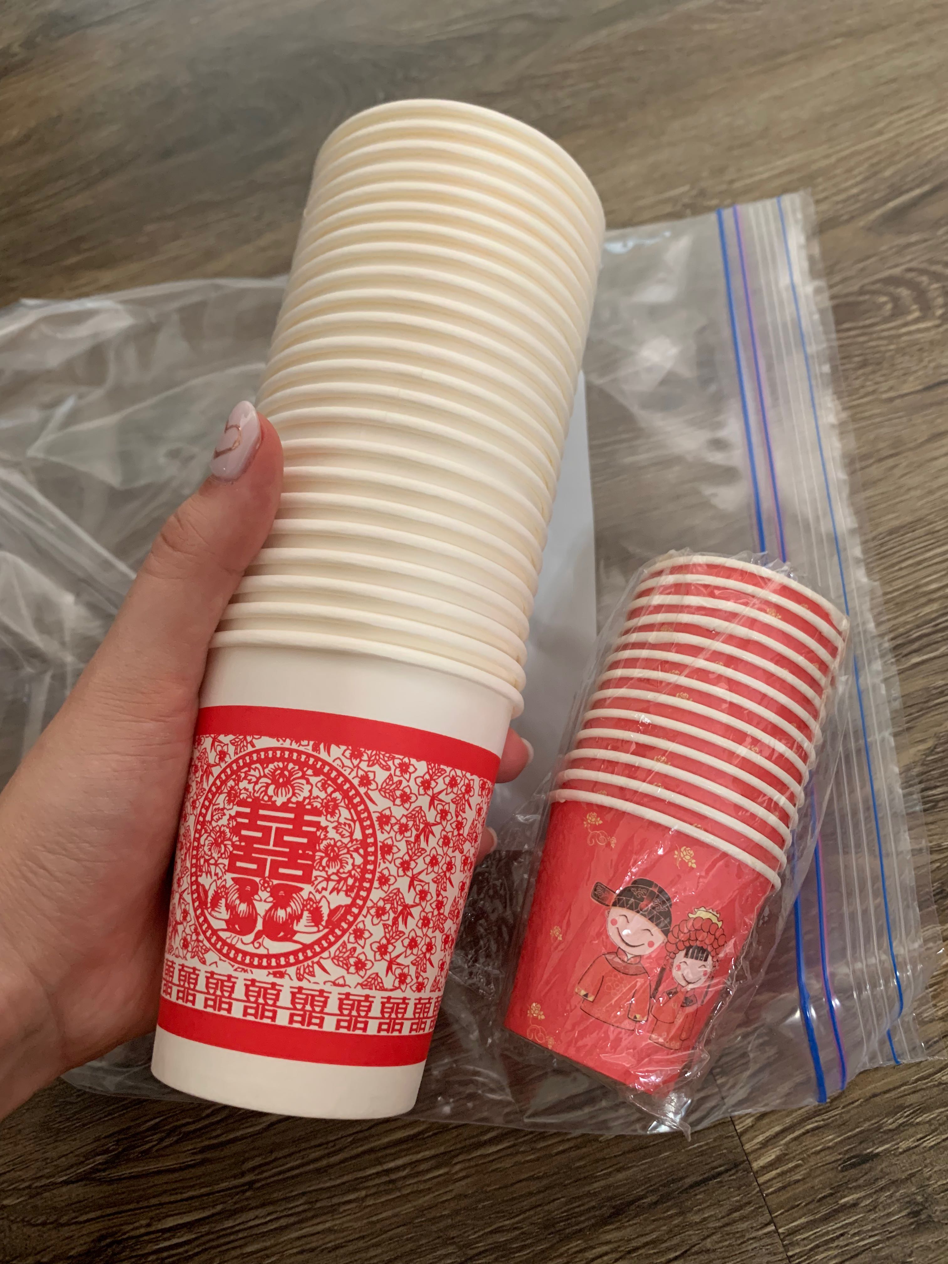 Wedding disposable cups, Everything Else on Carousell