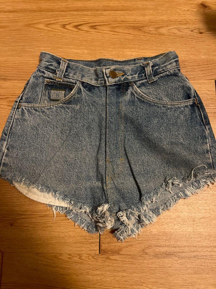 Wrangler Denim Shorts, Women's Fashion, Bottoms, Shorts on Carousell