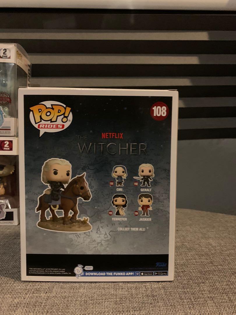 Funko Pop Geralt And Roach The Witcher Special Edition 108