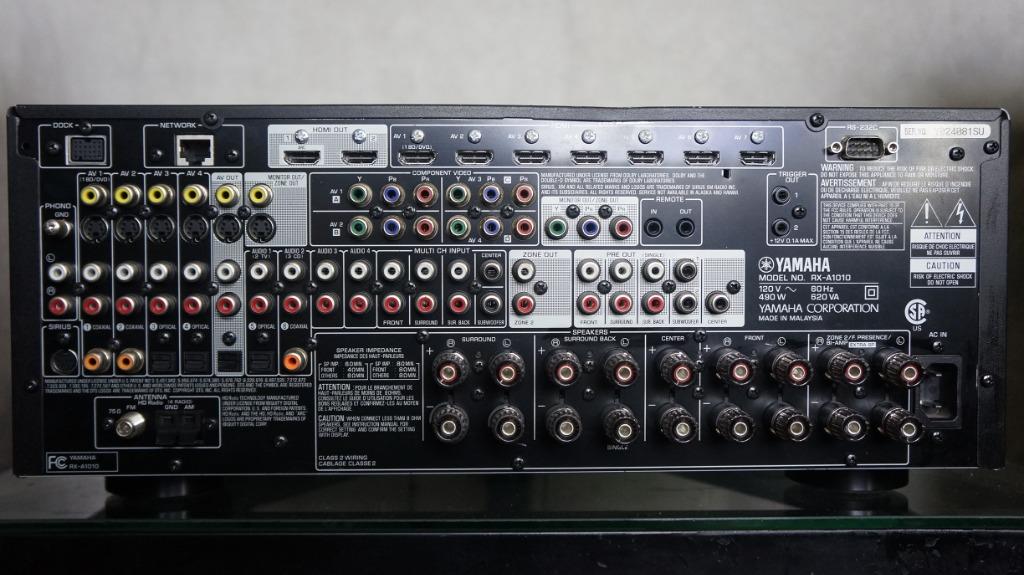 Yamaha Aventage RXA1010 7.2ch Network AV Receiver, Audio, Soundbars