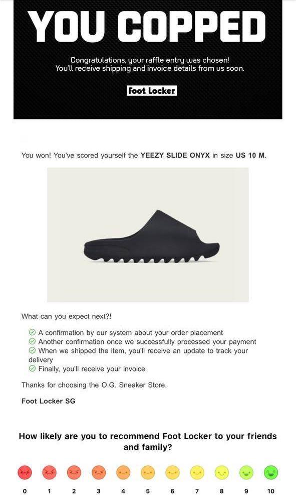 Yeezy slides onyx, Men's Fashion, Footwear, Sneakers on Carousell