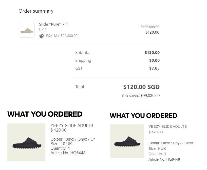 Yeezy Slides Onyx Pure UK9 UK10, Men's Fashion, Footwear, Flipflops and  Slides on Carousell