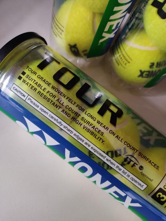 Yonex Tennis balls, Sports Equipment, Sports & Games, Racket & Ball
