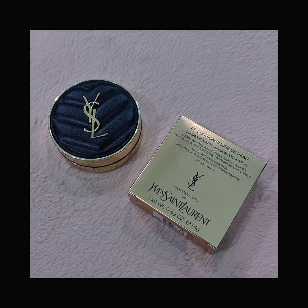 YSL cushion foundation + refill, Beauty & Personal Care, Face, Makeup on Carousell