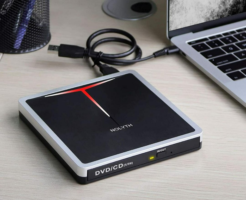 084) NOLYTH External Bluray DVD Drive USB 3.0 Type C 5in1 Bluray