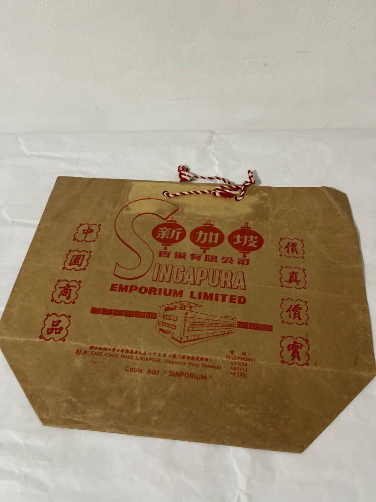 [200 TSDOCFK 071] Singapura emporium paper bag, Hobbies & Toys ...