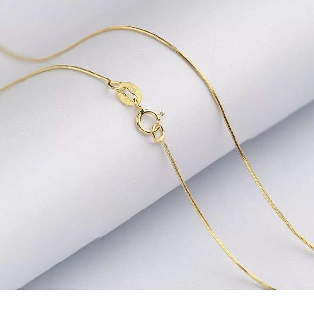 24K Gold Plated Snake Chain Necklace (Category: Necklaces) located in Cavite. Submitted by itscaja (Listing ID 1161113935, Image 1). Description: This is a 24K gold plated chain necklace 16” long. Very affordable. For wholesale, minimum 10pcs, you can get it for 150php each!.