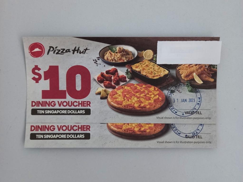 2 x $10 Pizza Hut Dine-in/Takeaway Voucher, Tickets ...
