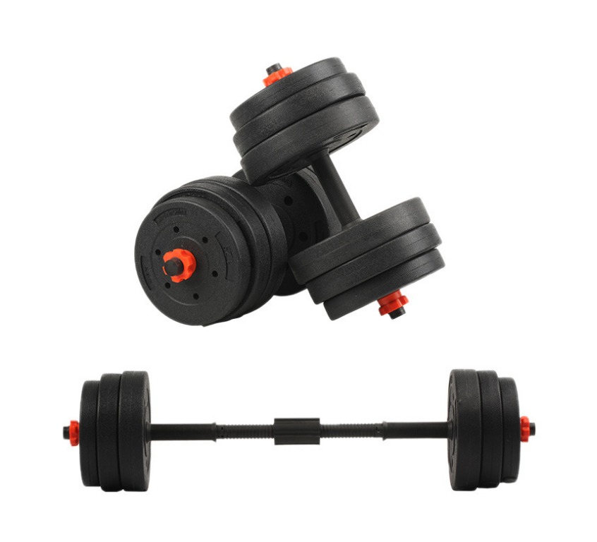 2IN1 DUMBBELLBARBELL 30KG COMBO, Sports Equipment, Exercise
