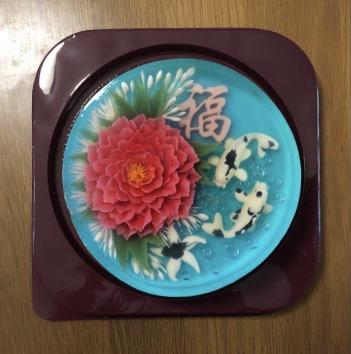 3d Jelly Cake Koi Fish Pond, Food & Drinks, Homemade Bakes on Carousell