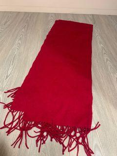 紅色圍巾