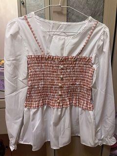 假兩件造型上衣