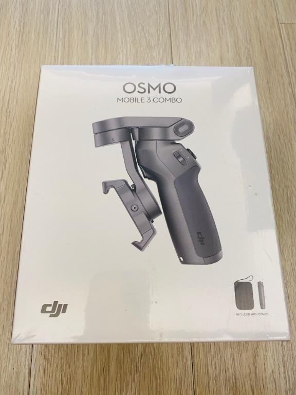 全新未開封DJI 大疆Osmo Mobile 3 Combo套裝版手持雲台, 攝影器材
