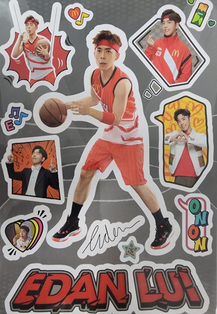 麥當勞 Mirror Edan Lui sticker 呂爵安 貼紙, 興趣及遊戲, 收藏品及紀念品, 明星周邊 - Carousell