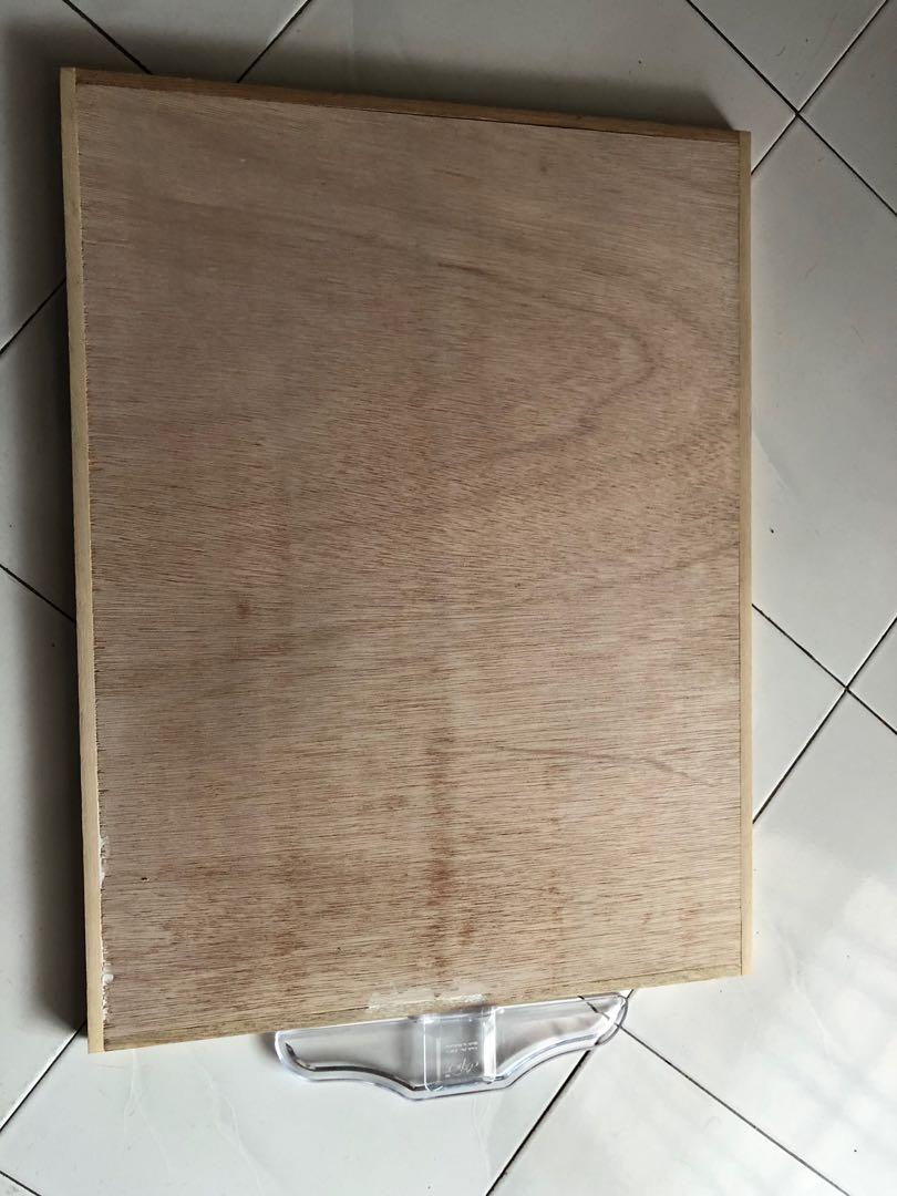 A3 size Wooden Drawing Board with TRuler, Hobbies & Toys, Stationery & Craft, Craft Supplies