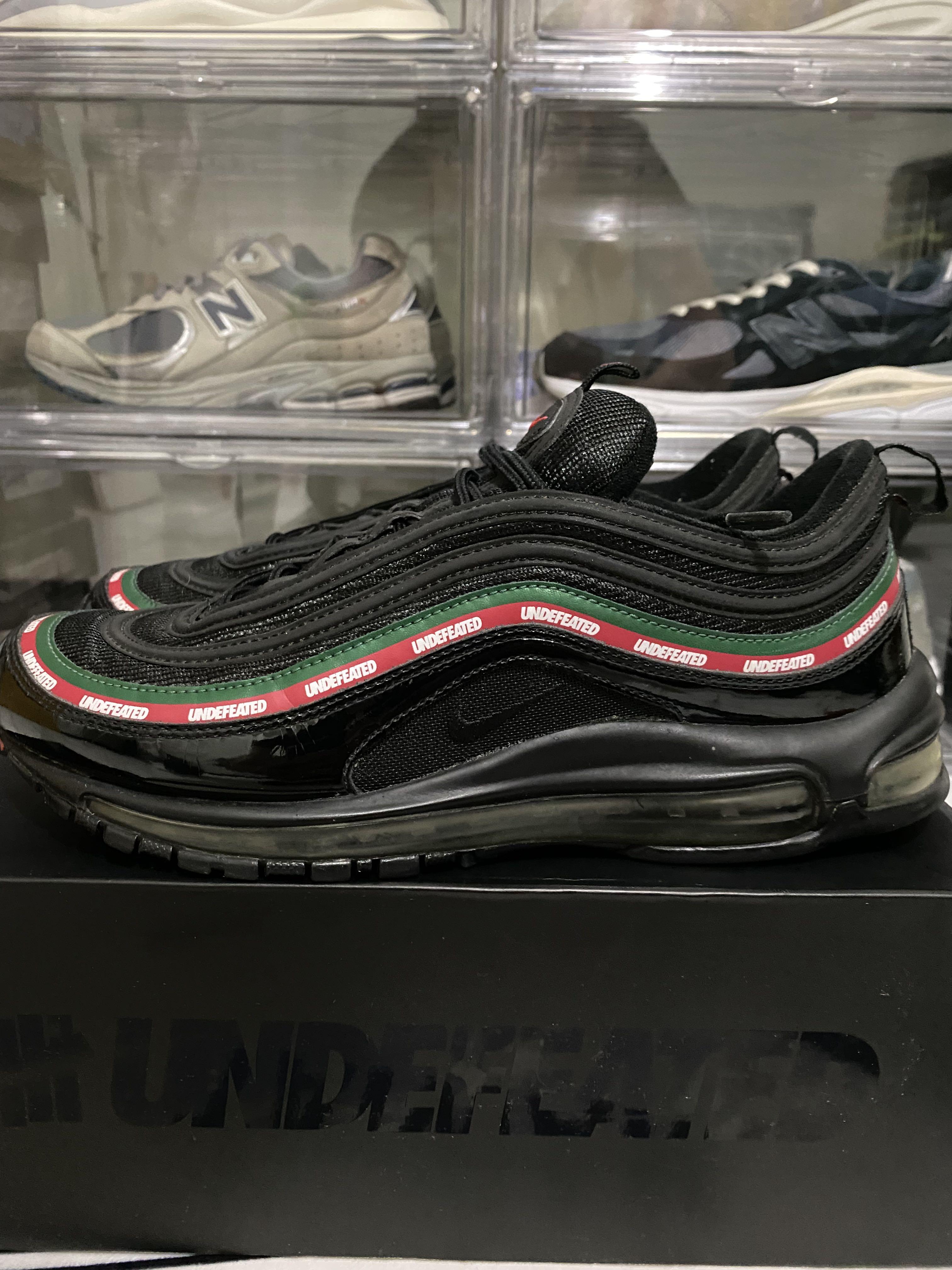 Air max 97 Undefeated, 他的時尚, 鞋, 運動鞋在旋轉拍賣