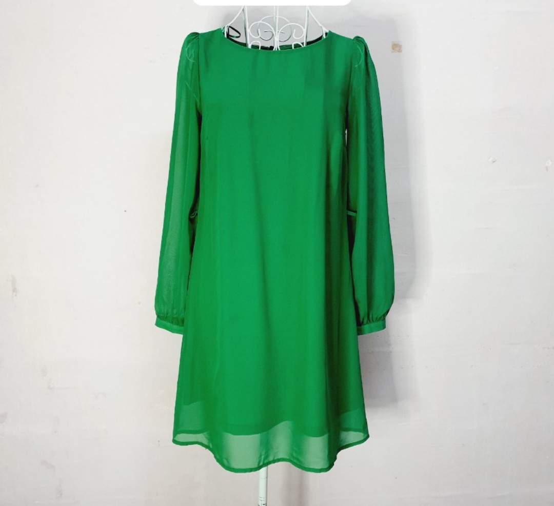 Atmosphere -Green Chiffon Dress, Women's Fashion, Dresses & Sets, Dresses on Carousell Atmosphere -Green Chiffon Dress, Women's Fashion, Dresses & Sets, Dresses on Carousell
